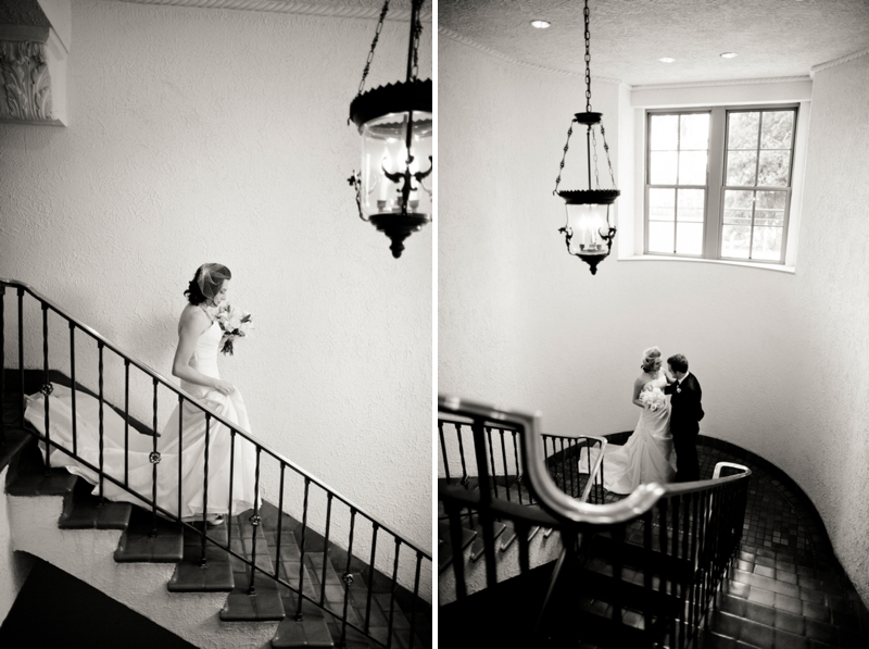 Black & White Art Inspired Wedding via TheELD.com
