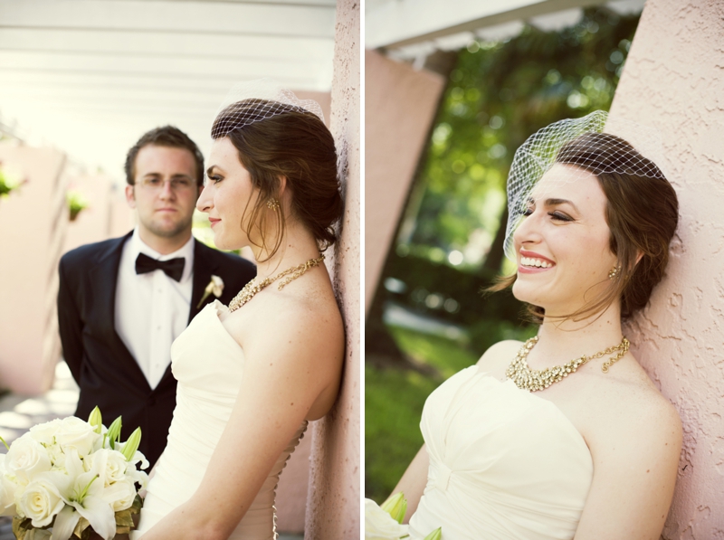 Black & White Art Inspired Wedding via TheELD.com