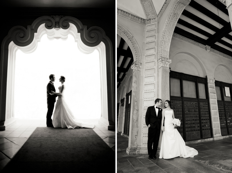 Black & White Art Inspired Wedding via TheELD.com