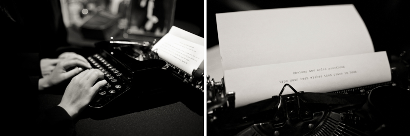 Black & White Art Inspired Wedding via TheELD.com