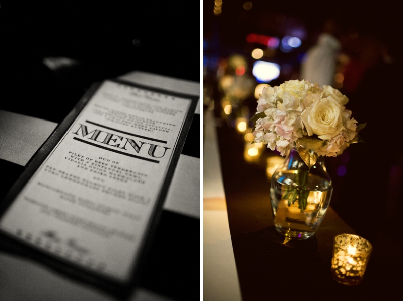 Black & White Art Inspired Wedding via TheELD.com