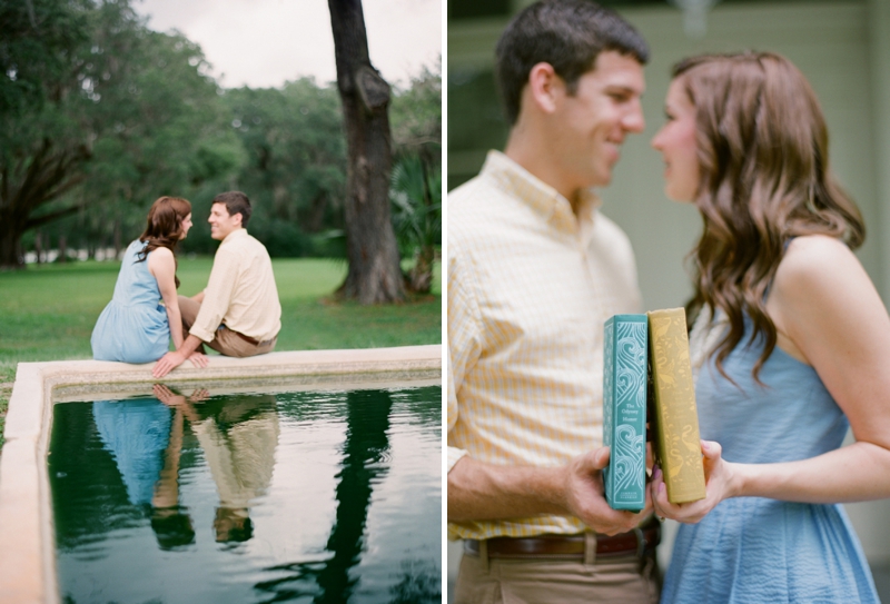 A Beach & Books Engagement Session A Beach & Books Engagement Session via TheELD.com
