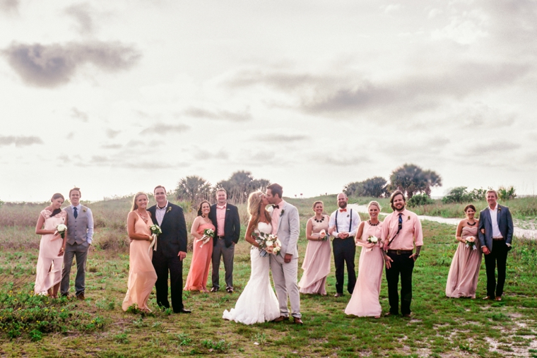 Eclectic Chic Peach and Gold Wedding Every Last Detail