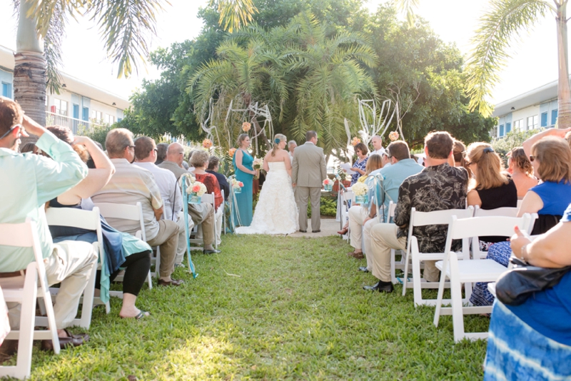 Coral & Turquoise St. Pete Beach Wedding via TheELD.com