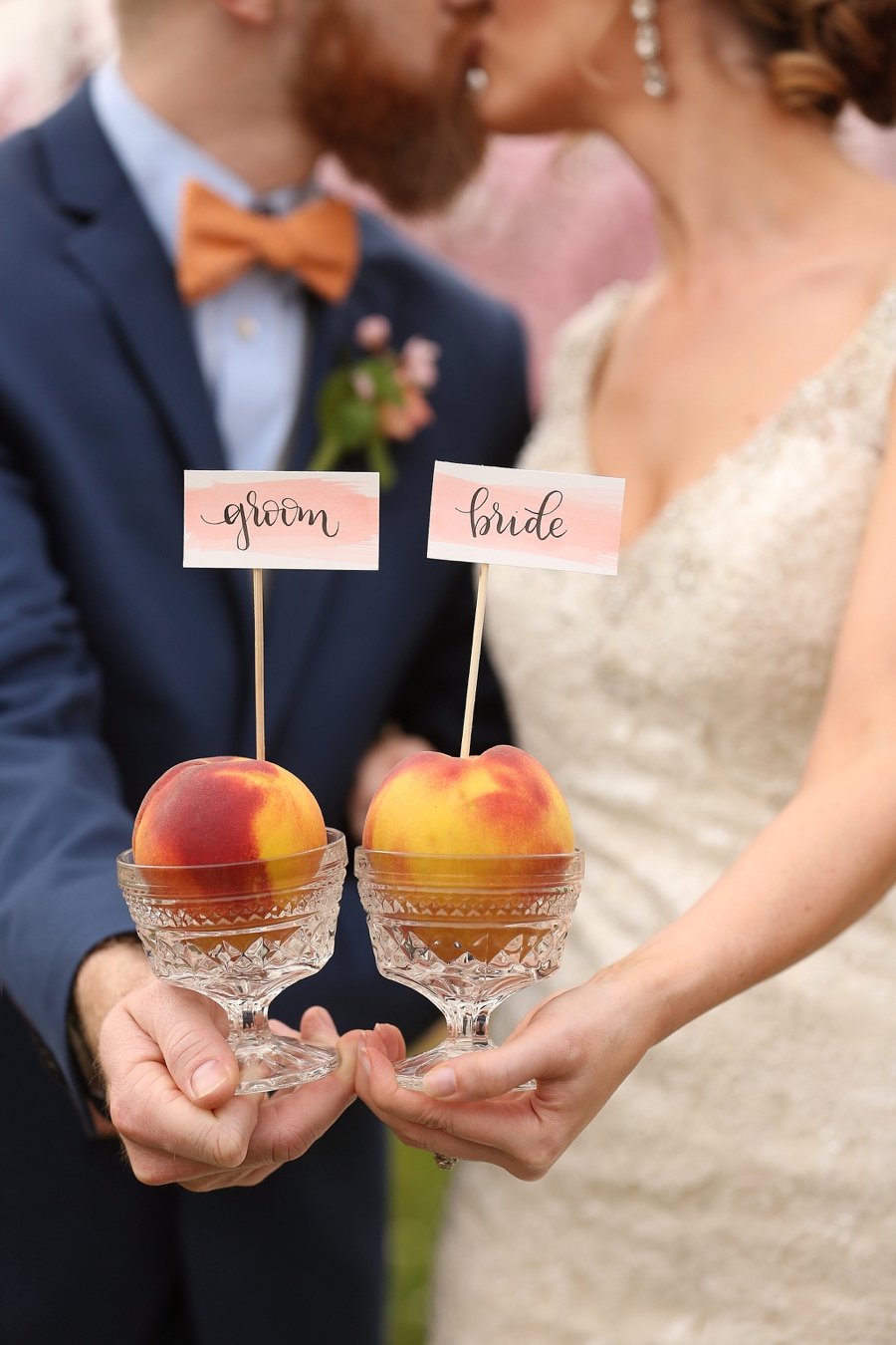 Peach Inspired Southern Wedding Ideas via TheELD.com