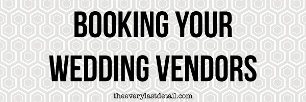 {Thursday Tips} Booking Your Wedding Vendors via TheELD.com