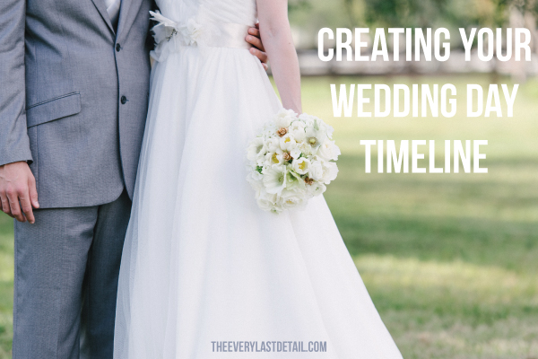 Creating Your Wedding Day Timeline via TheELD.com