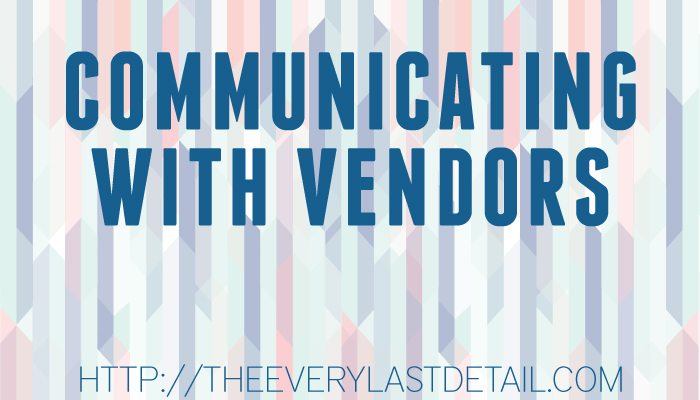 Things To Keep In Mind When Communicating With Vendors via TheELD.com