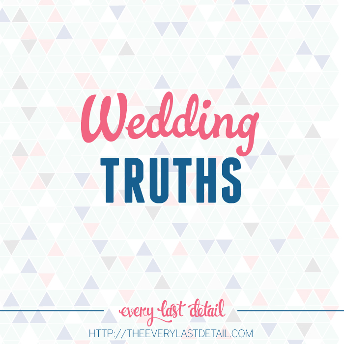 Wedding Truths via TheELD.com