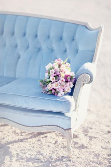 Modern Cobalt Blue & Plum Wedding Inspiration via TheELD.com