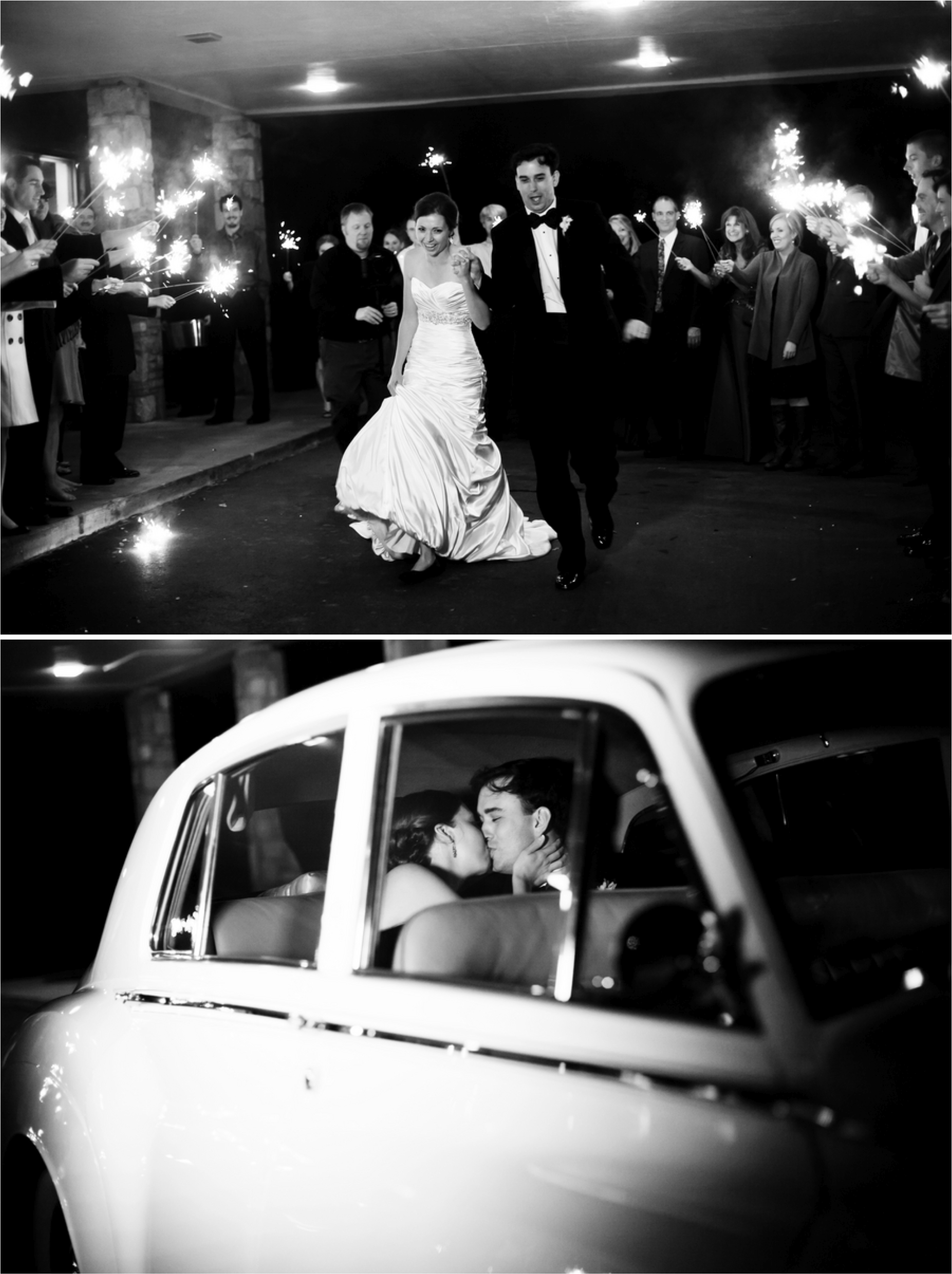 Classic Black & White Tennessee Wedding via TheELD.com