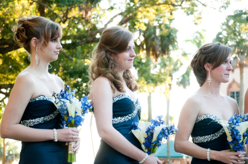 Elegant Blue and Gold Italy Inspired Wedding via TheELD.com