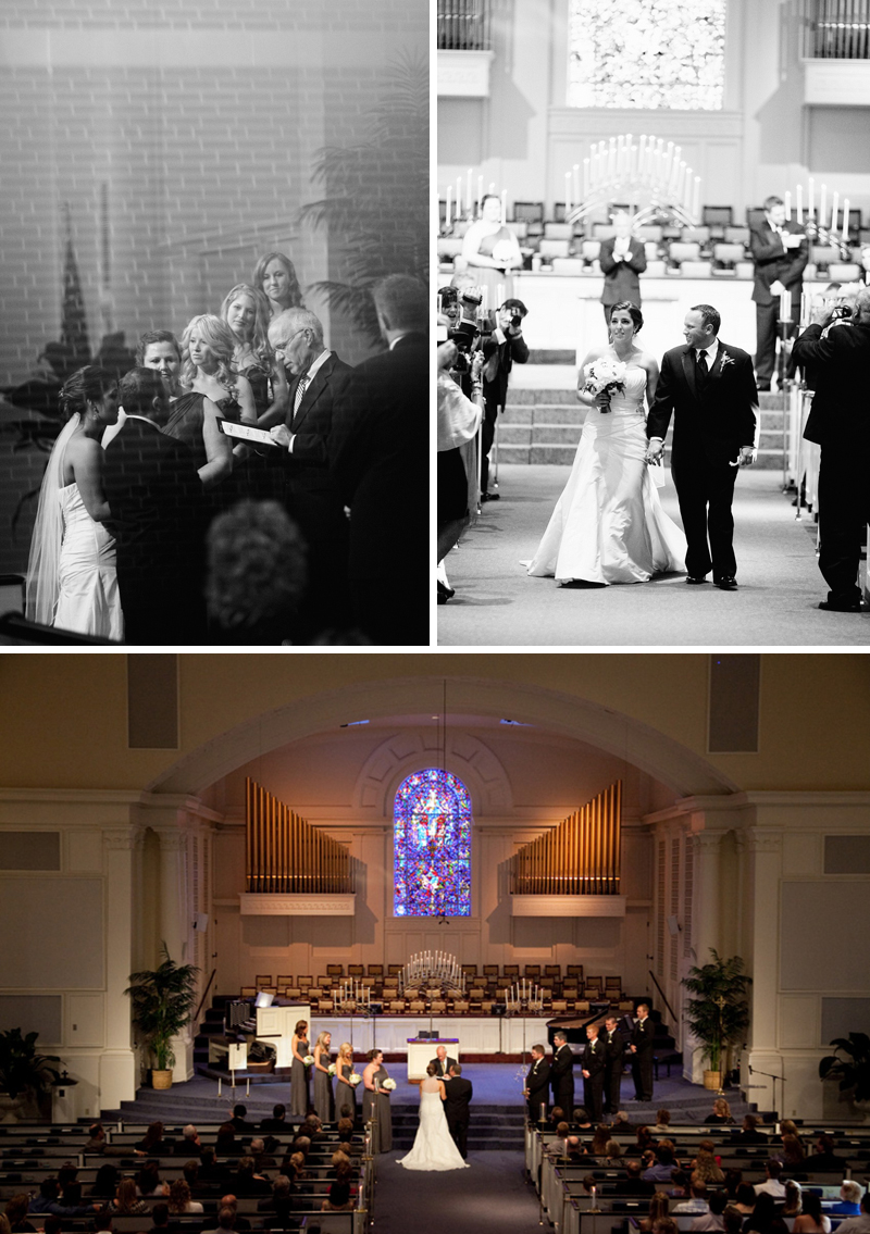 Modern, Elegant Gray & White Wedding via TheELD.com