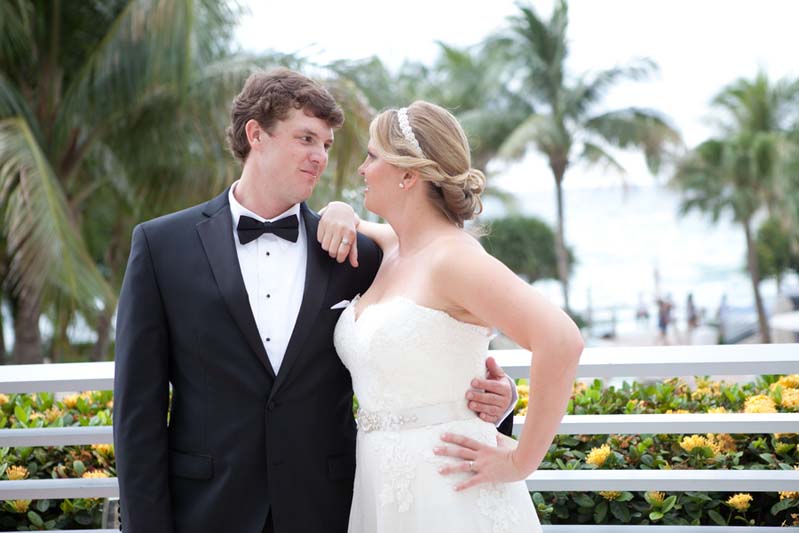 Classic Pink and Yellow Florida Wedding via TheELD.com