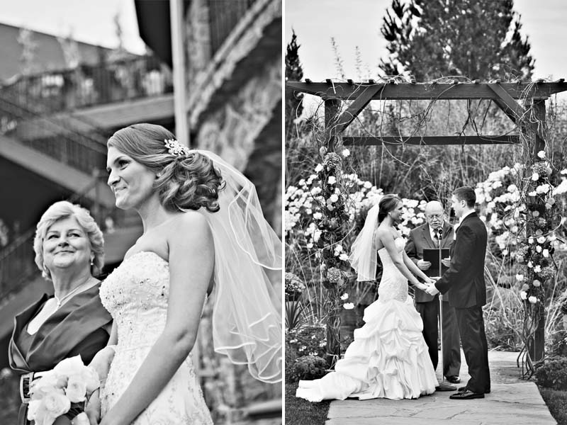 Elegant & Modern Purple Fall Wedding via TheELD.com