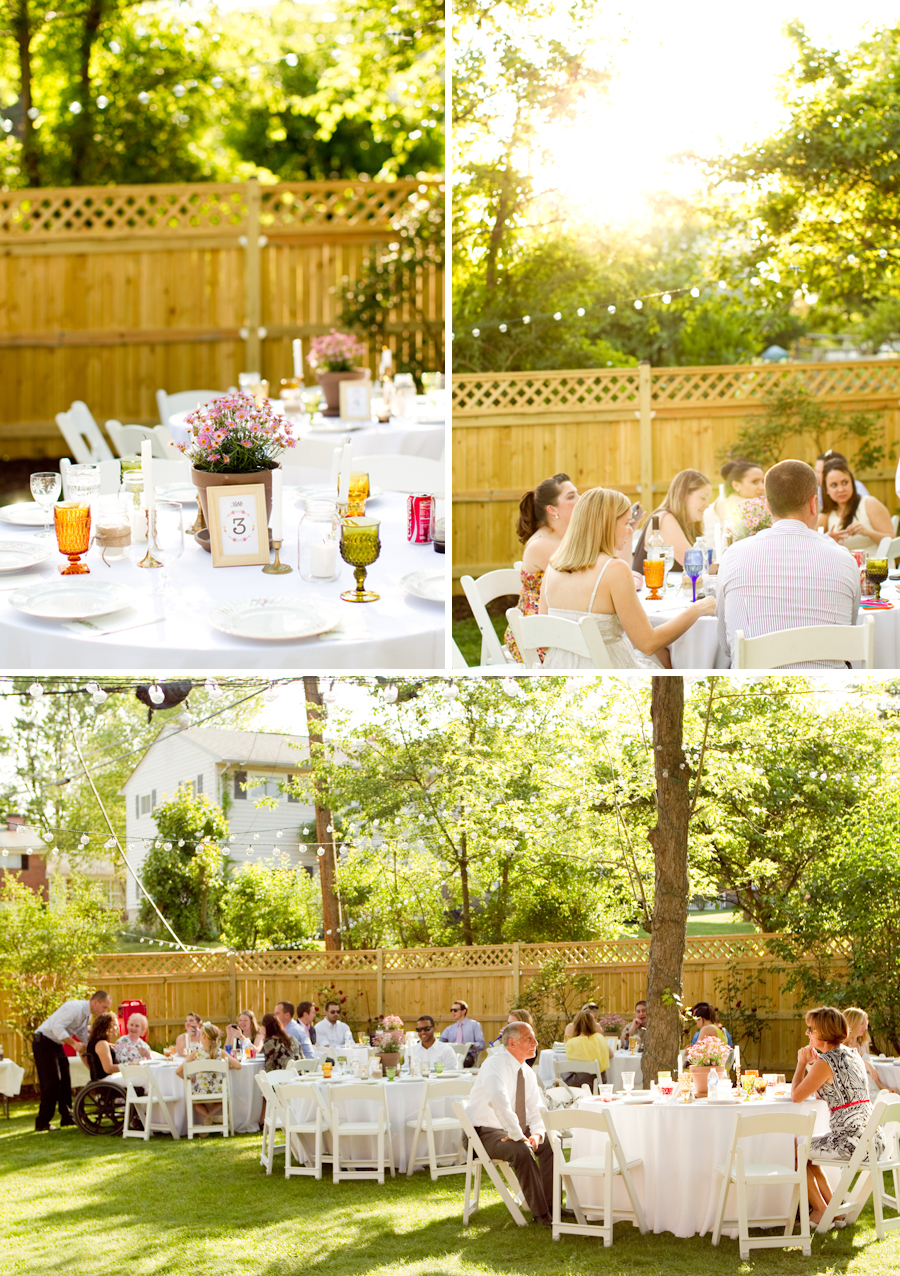 Intimate Backyard DIY Wedding via TheELD.com