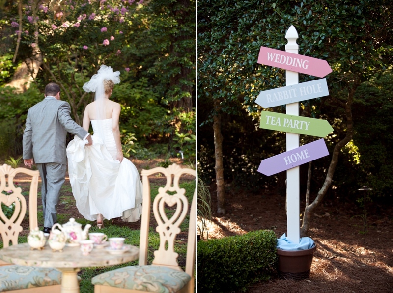 Whimsical Alice In Wonderland Wedding via TheELD.com