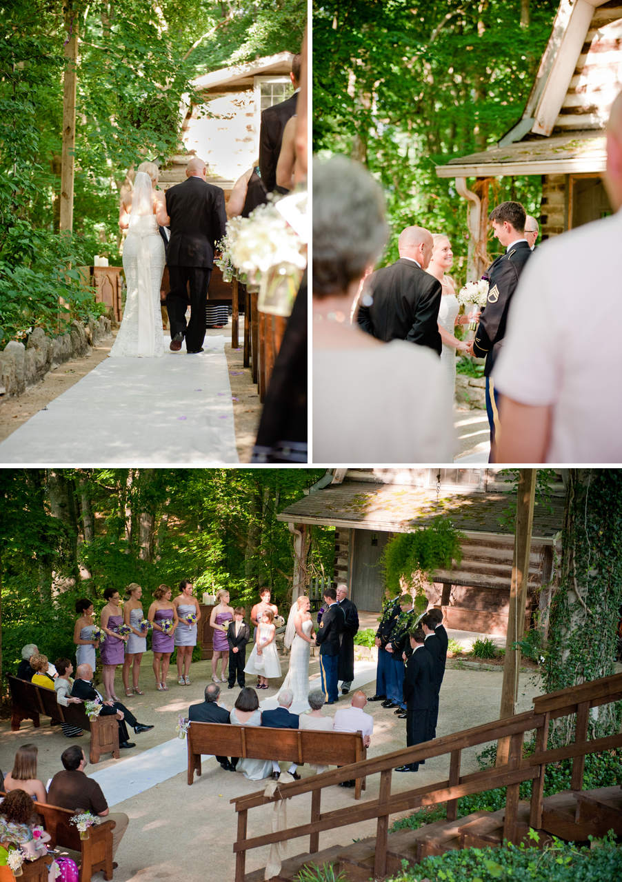 Purple Rustic Tennessee Wedding via TheELD.com