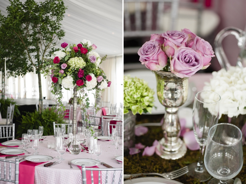 Pink and Green Garden Inspired Wedding via TheELD.com