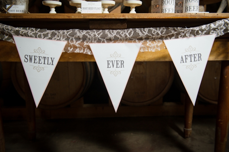 Rustic Root Beer Wedding Inspiration via TheELD.com