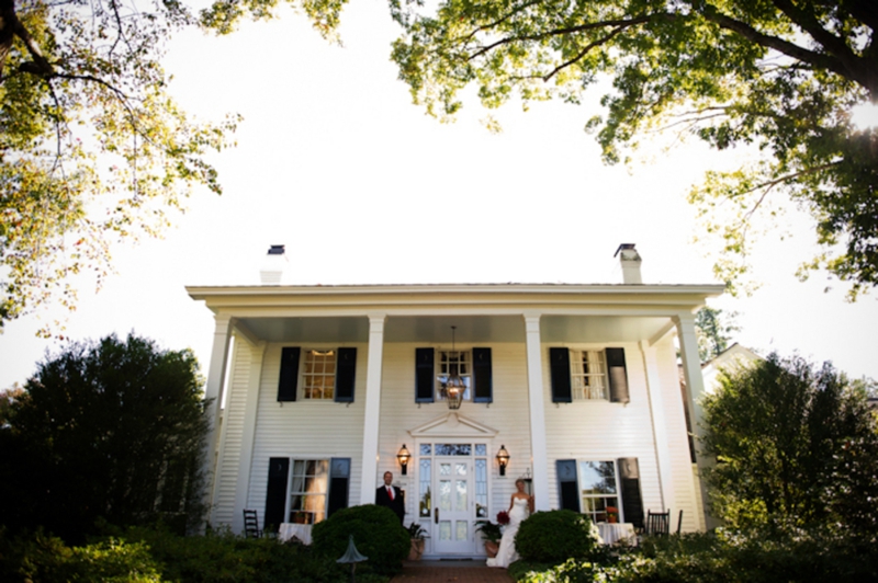 Elegant Red North Carolina Wedding via TheELD.com