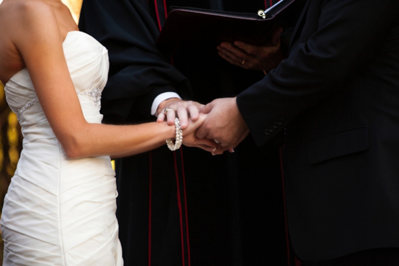 Elegant Red North Carolina Wedding via TheELD.com