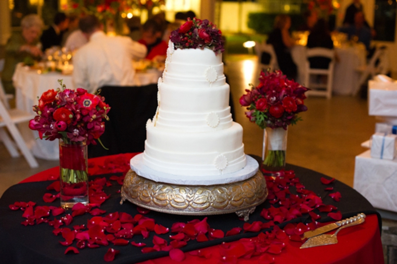 Elegant Red North Carolina Wedding via TheELD.com