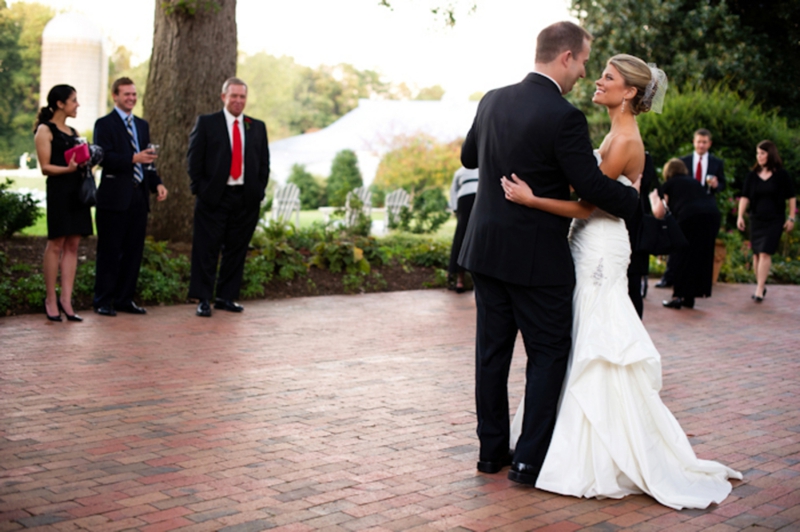 Elegant Red North Carolina Wedding via TheELD.com