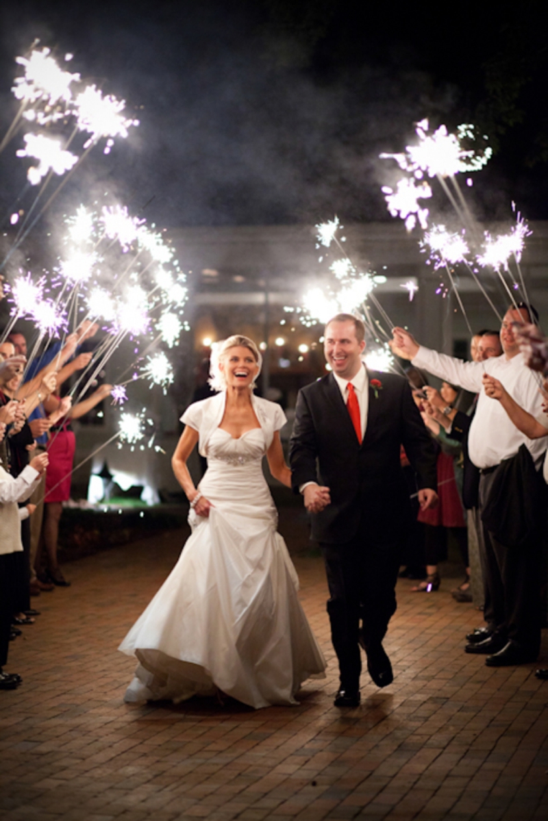 Elegant Red North Carolina Wedding via TheELD.com