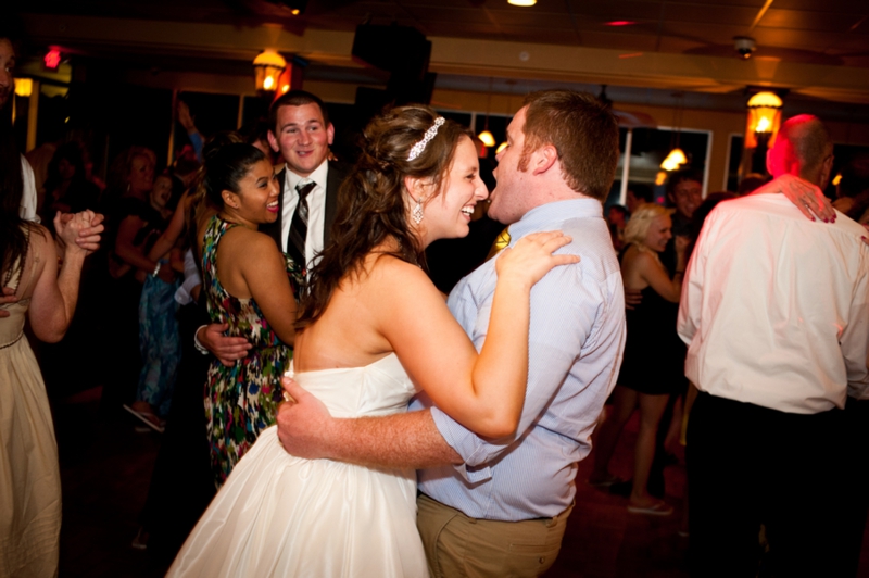 Yellow & Navy New Jersey Beach Wedding via TheELD.com