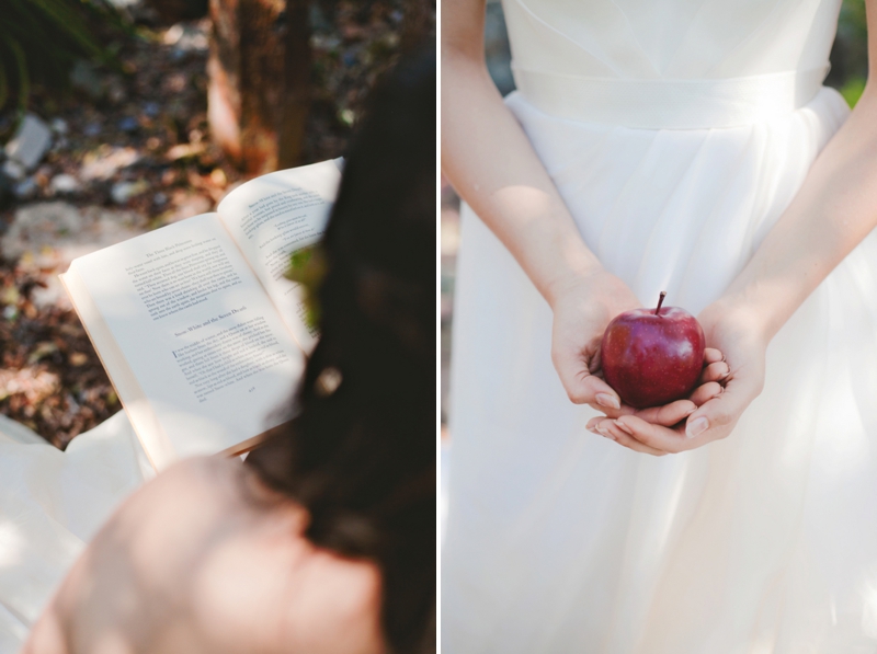 Rustic Snow White Wedding Inspiration via TheELD.com