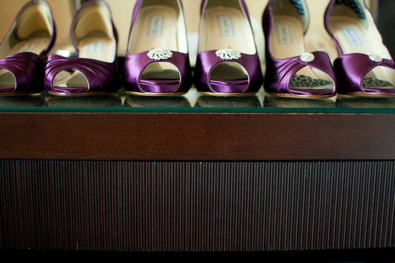 Classic Purple and Silver Florida Wedding via TheELD.com