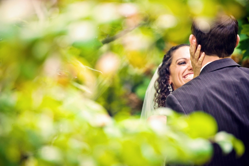 Modern, Elegant Green & Brown Fall Wedding via TheELD.com