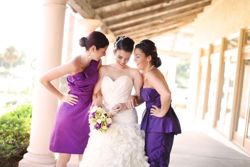 Modern Baroque Purple & Green Wedding Inspiration via TheELD.com