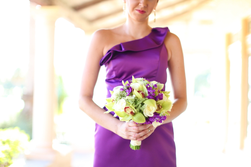 Modern Baroque Purple & Green Wedding Inspiration via TheELD.com