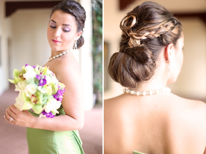 Modern Baroque Purple & Green Wedding Inspiration via TheELD.com