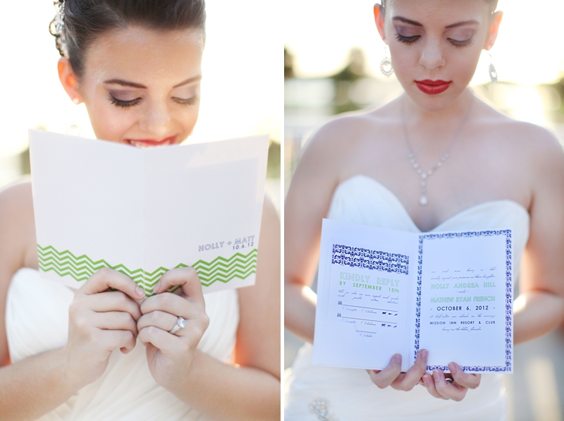 Modern Baroque Purple & Green Wedding Inspiration via TheELD.com