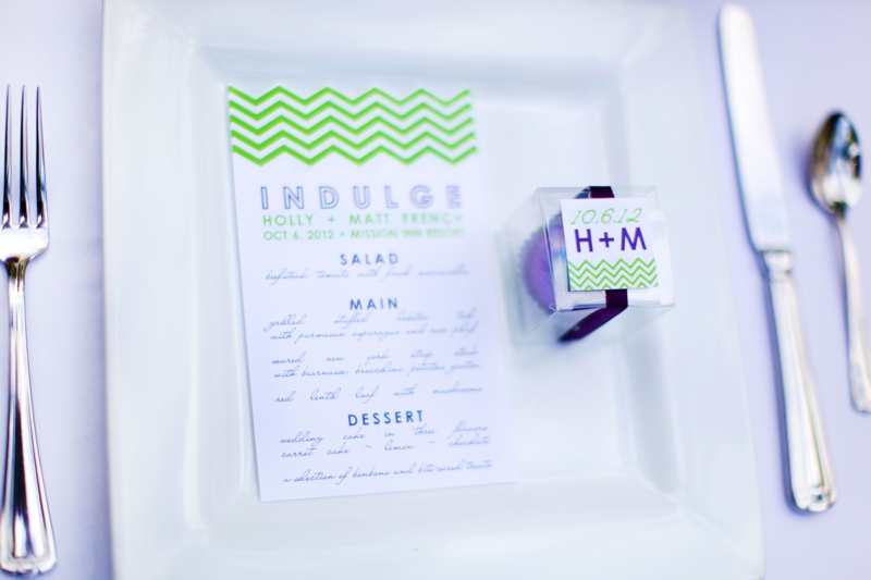 Modern Baroque Purple & Green Wedding Inspiration via TheELD.com