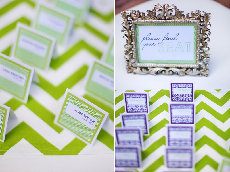 Modern Baroque Purple & Green Wedding Inspiration via TheELD.com