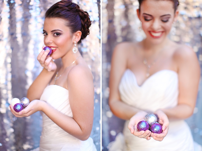 Modern Baroque Purple & Green Wedding Inspiration via TheELD.com