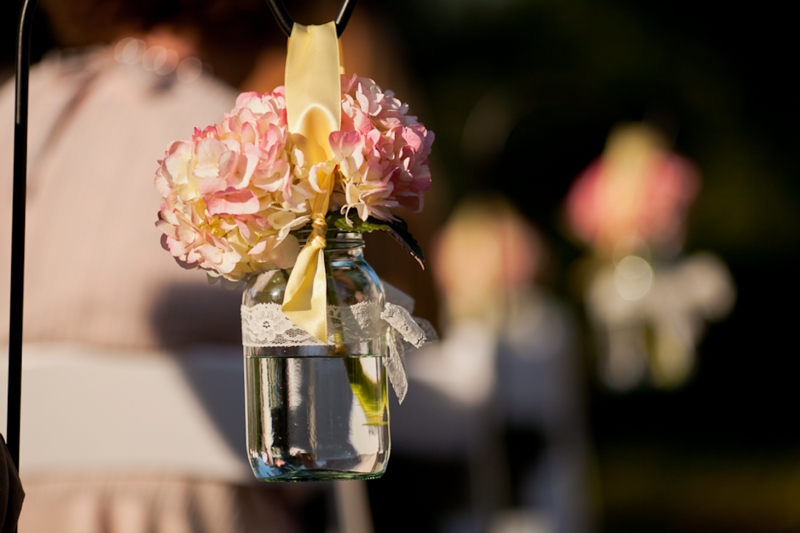 Pink, Aqua & Yellow Wedding By Flaire Weddings via TheELD.com