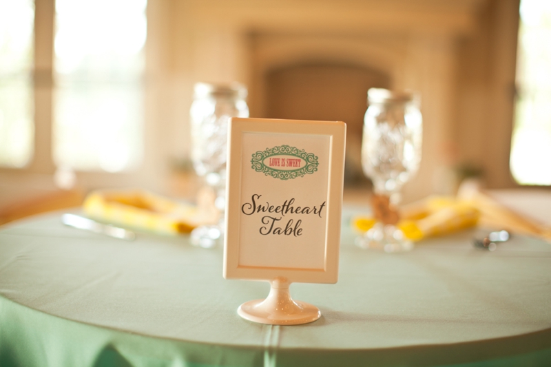 Pink, Aqua & Yellow Wedding By Flaire Weddings via TheELD.com