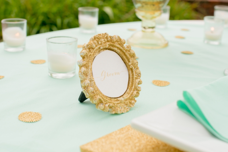 Pink, Mint & Gold Wedding Inspiration via TheELD.com