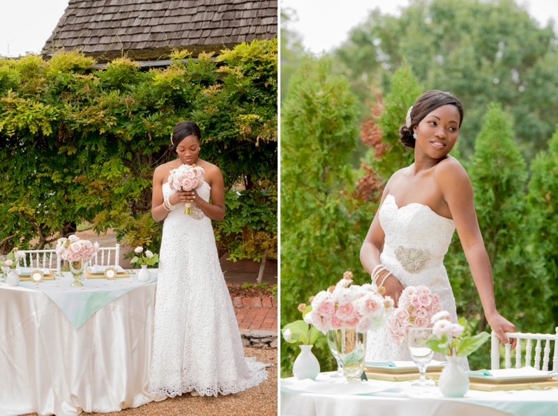 Pink Mint Gold Wedding Inspiration Every Last Detail