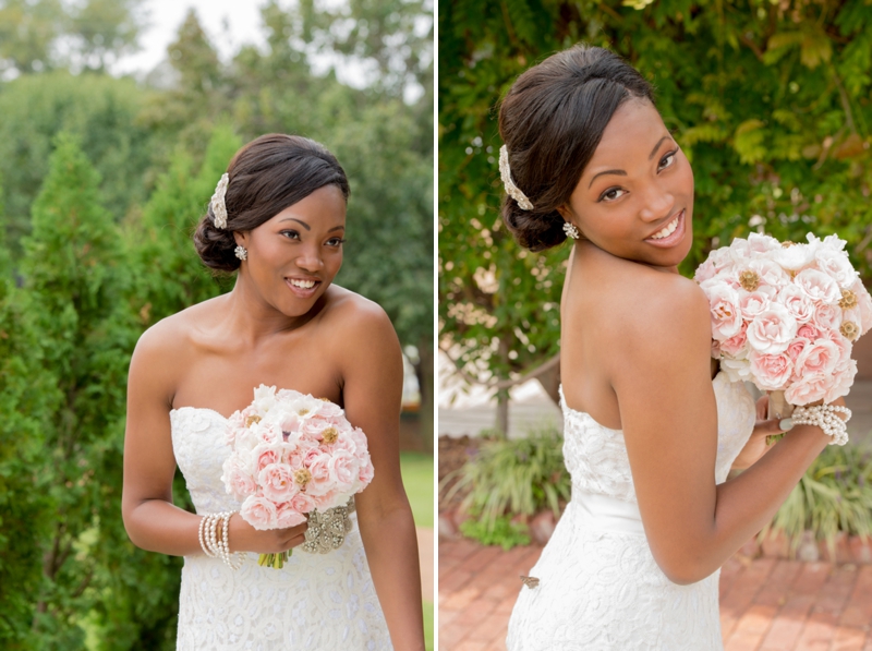 Pink, Mint & Gold Wedding Inspiration via TheELD.com