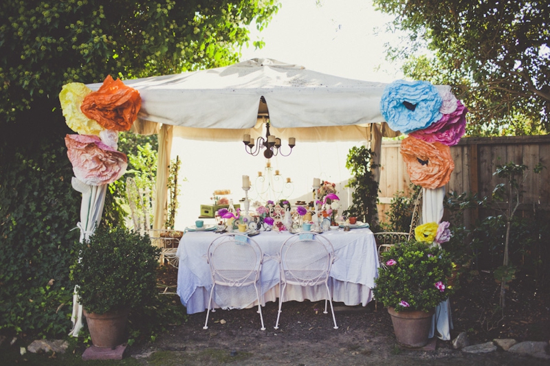 Eclectic Alice In Wonderland Wedding Inspiration via TheELD.com