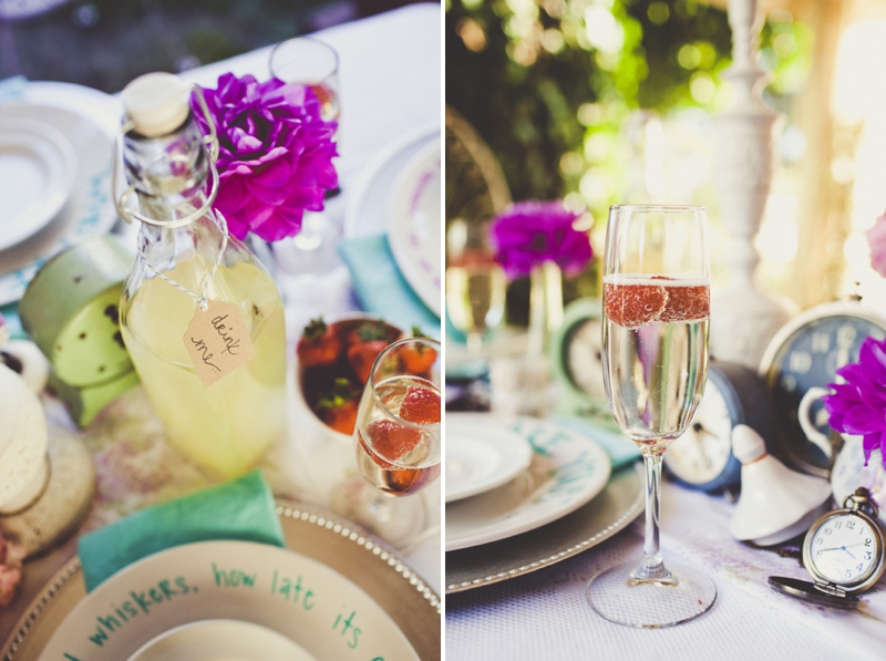 Eclectic Alice In Wonderland Wedding Inspiration via TheELD.com