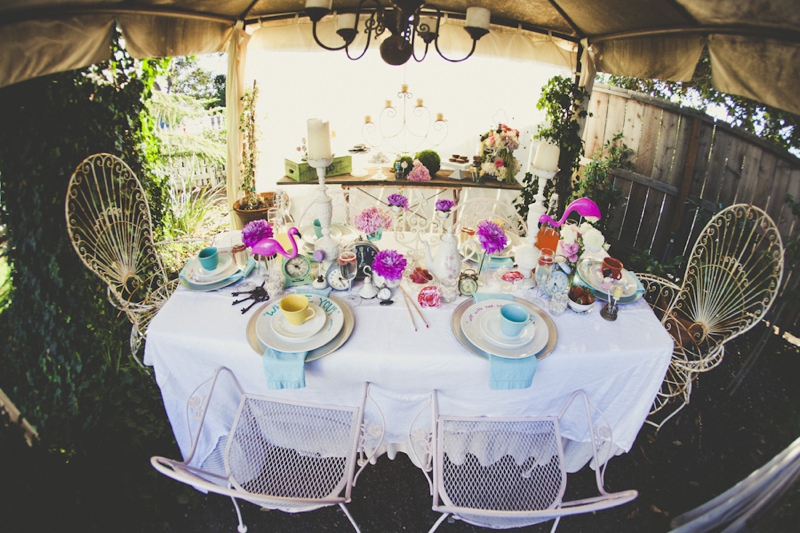 Eclectic Alice In Wonderland Wedding Inspiration via TheELD.com