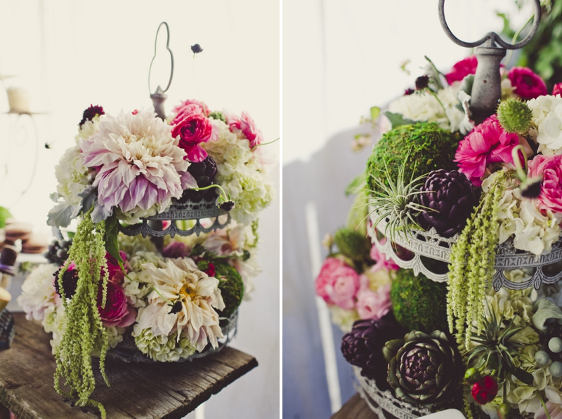 Eclectic Alice In Wonderland Wedding Inspiration via TheELD.com