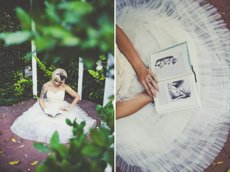 Eclectic Alice In Wonderland Wedding Inspiration via TheELD.com